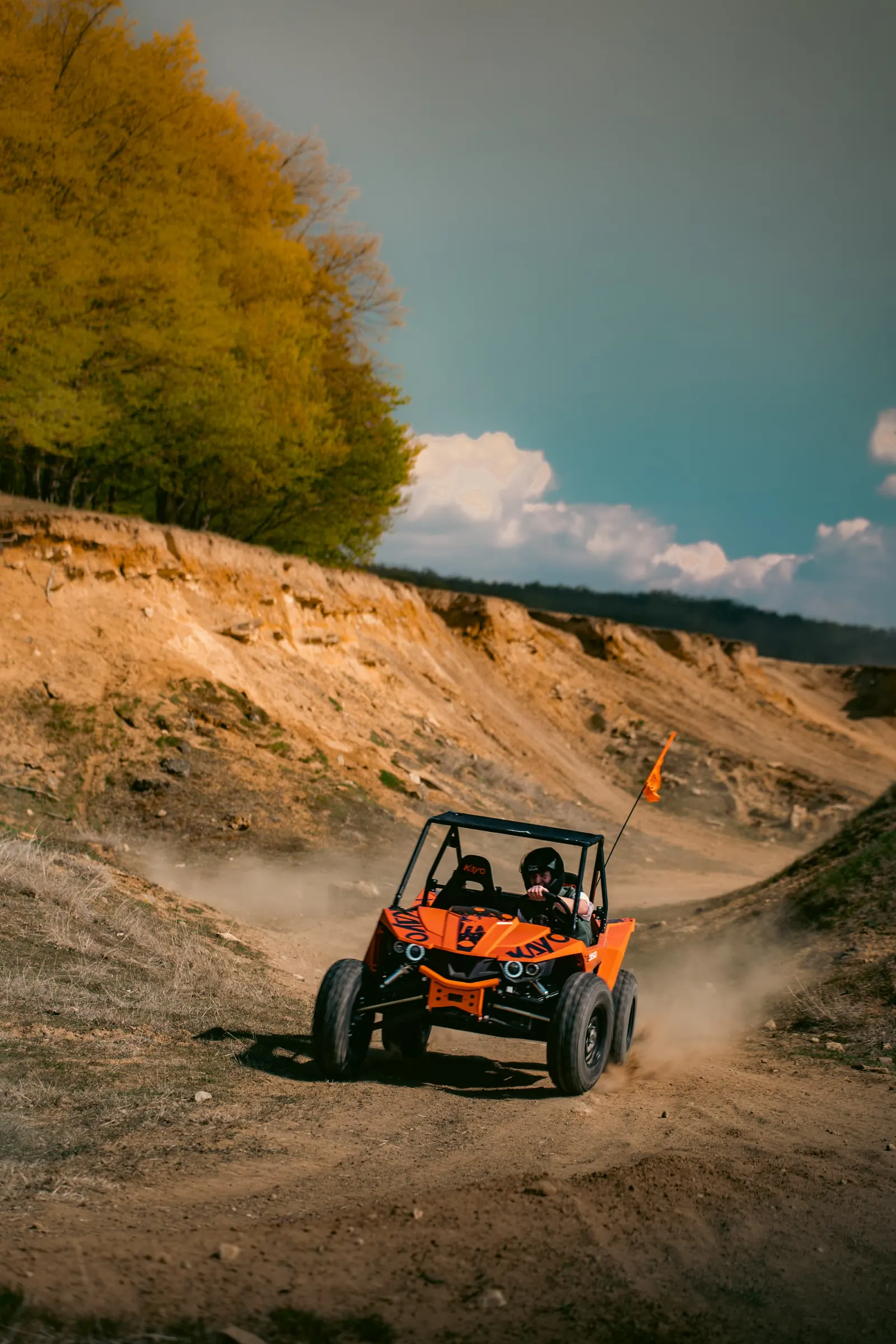 Kayo 200 în Drift